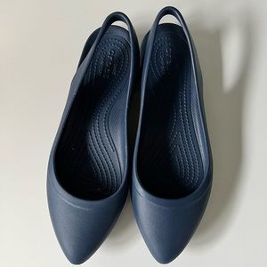 Croc Lina Ballet Flats size 7W, New!